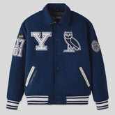 Unisex Varsity Letterman Wool Jacket – Stylish College Bomber Jacket for Casual Wear