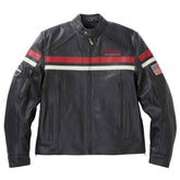 Men’s Indian Motorcycle Leather Jacket Black & Red – Genuine Cowhide Racing Biker Jacket | Gift for HimClassic Streetwear |
