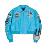 World Famous Pelle Pelle Women’s Jacket – Premium Leather Vintage Hip Hop Streetwear Jacket