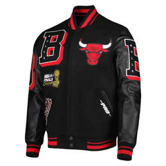 High-Quality Leather Sleeve Varsity Jacket for Men – Classic Wool Letterman Baseball Jacket