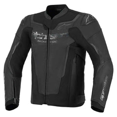Alpinestars Missile V2 Biker Jacket Black White – Premium Leather Motorcycle Racing Gear