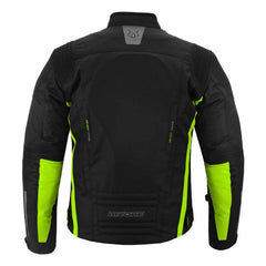 MZONE Valeco Green Biker Jacket – High-Performance Motorcycle Jacket with CE Armor Protection