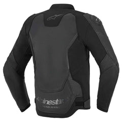 Alpinestars Missile V2 Biker Jacket Black White – Premium Leather Motorcycle Racing Gear