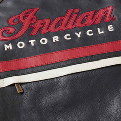 Indian Women’s Black Leather Motorcycle Jacket – Genuine Cowhide Biker Racing Jacket | Classic Streetwear Riding Jacket | Perfect Gift