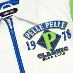 Pelle Pelle American Soda Club Jacket – Classic Vintage Hip Hop Leather Varsity Jacket