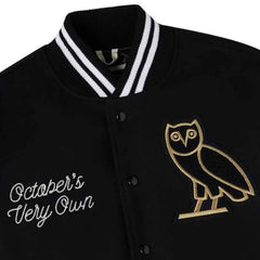 OVO Warriors Varsity Bomber Jacket for Men & Women | Winter Streetwear Unisex College Coat – SialFit