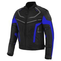 MZONE Valeco Blue Motorcycle Jacket – High-Performance CE Safety Jacket with Dynamic Ride Comfort