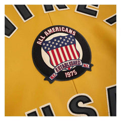 Best Quality Men’s Iconic Avirex Yellow Leather Bomber Jacket – Classic Aviator Flight Style