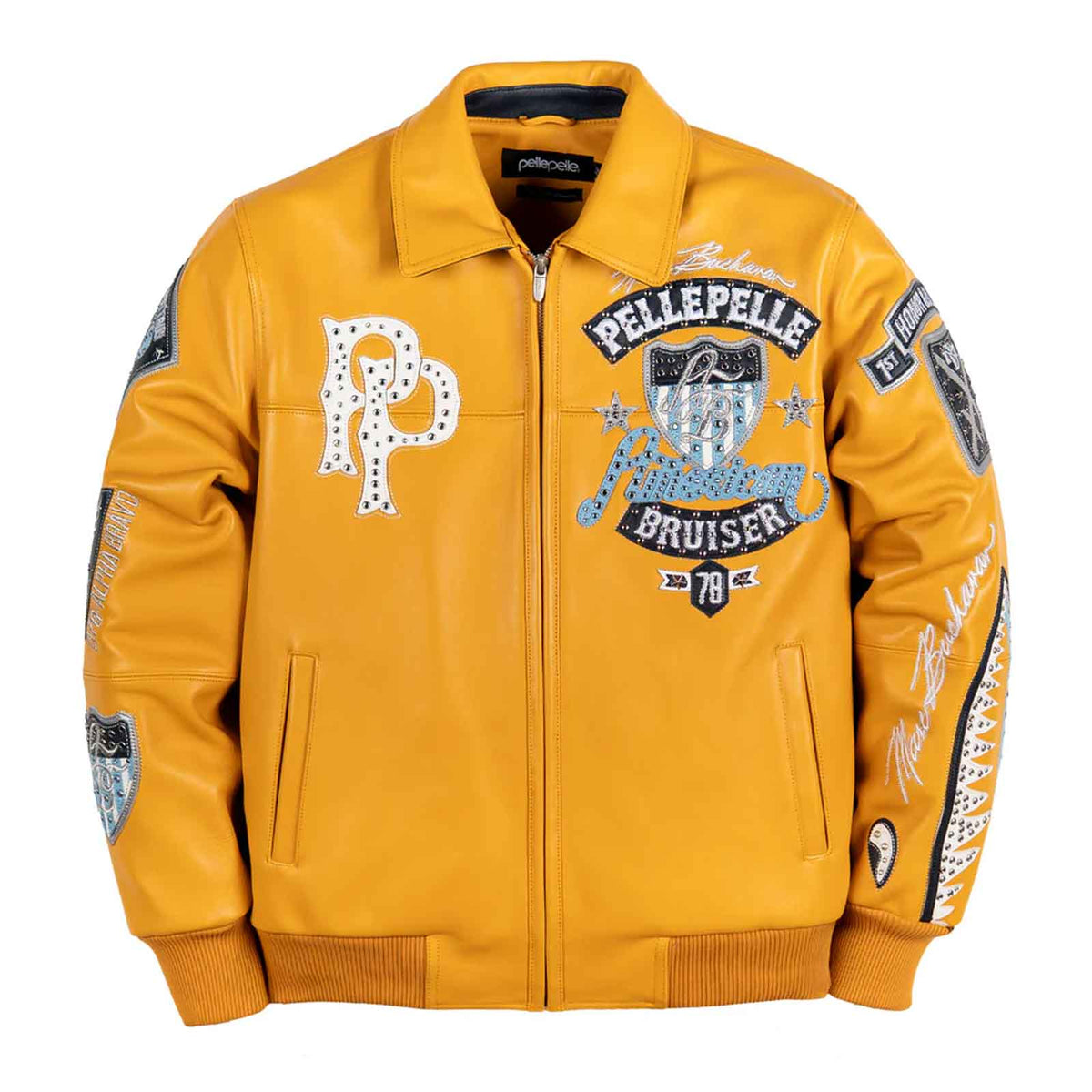 Pelle Pelle American Bruiser Plush Leather Jacket – Premium Streetwear Urban Coat