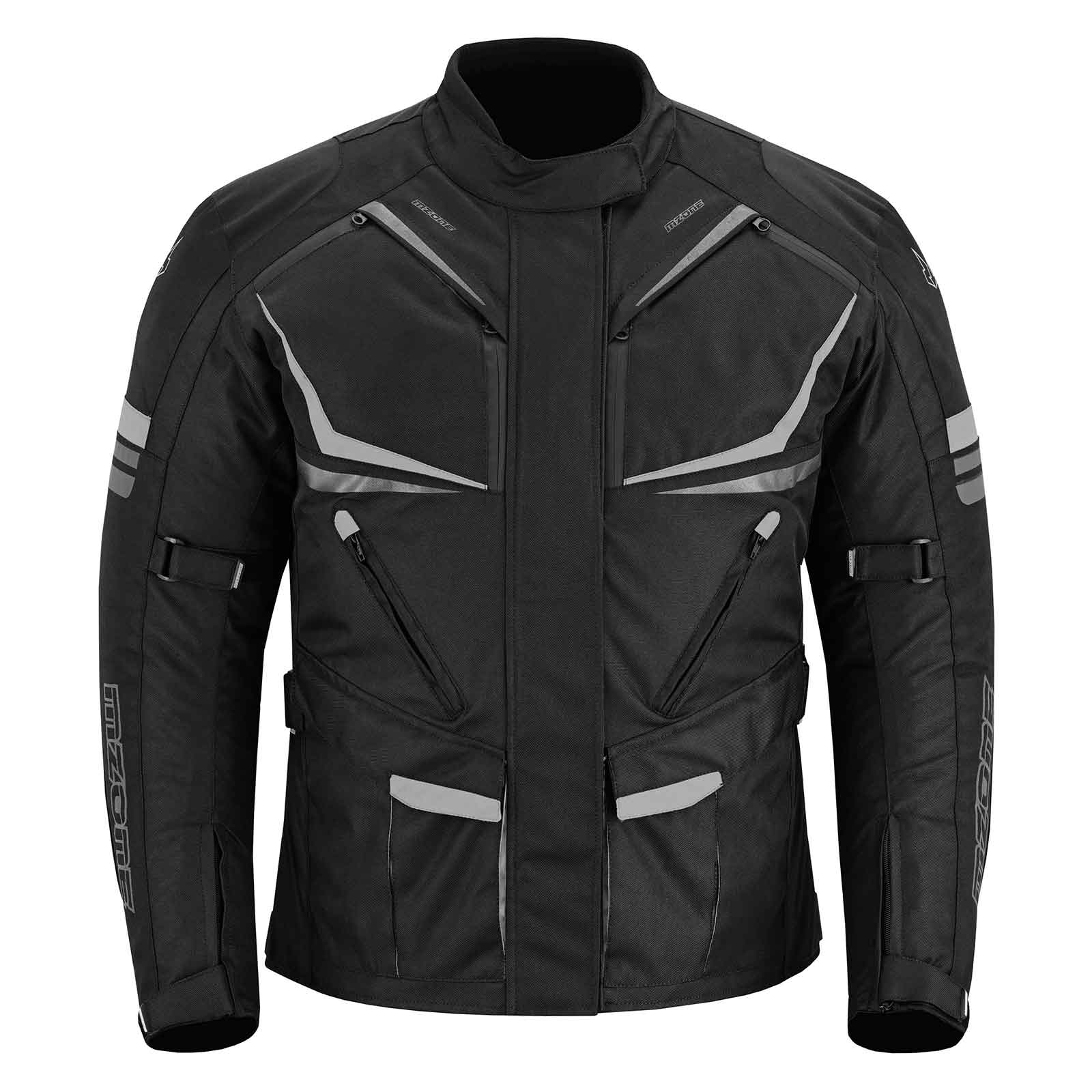 MZONE Nekma Gray & White Jacket for Men – Urban Fashion Streetwear with Comfortable Fit