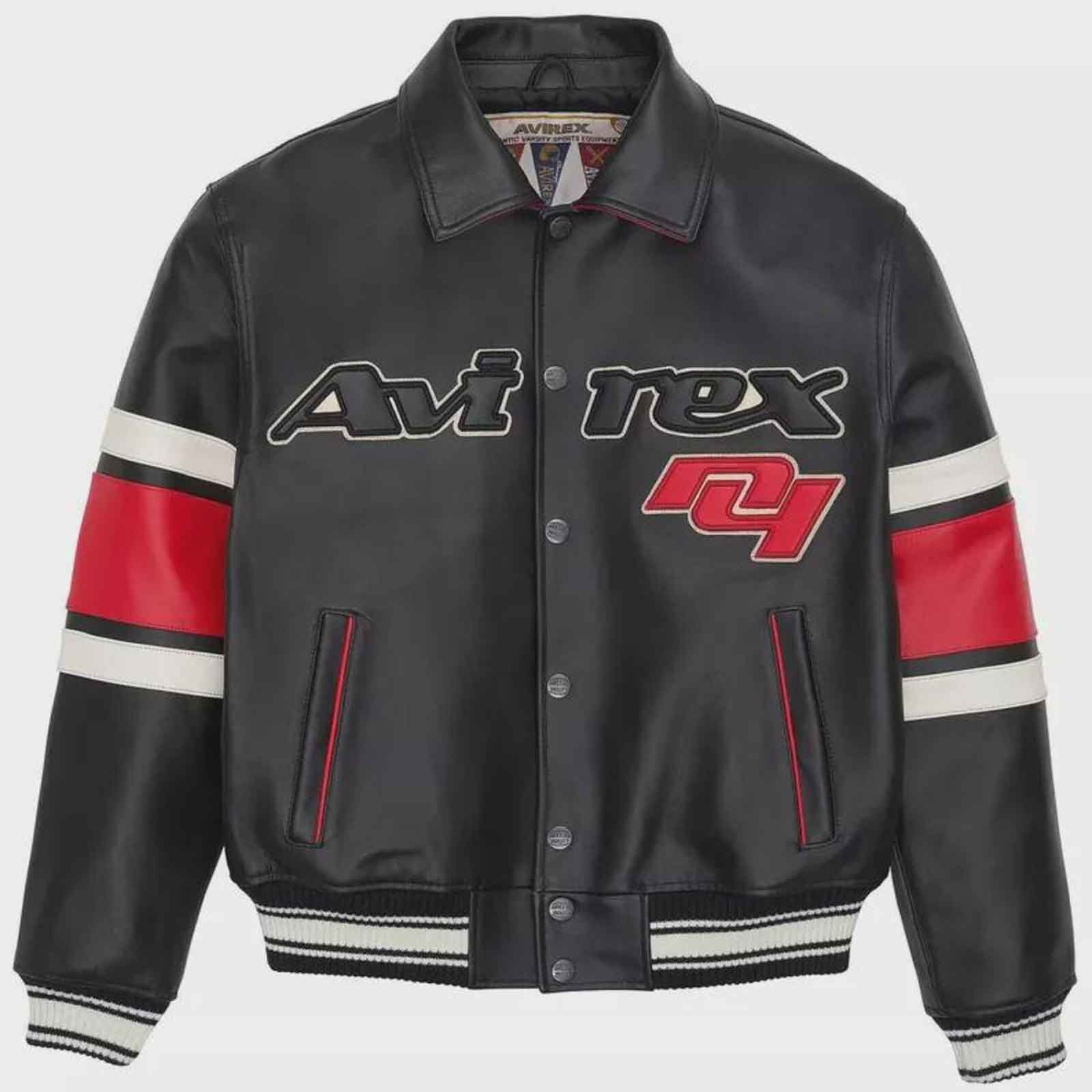 Handmade Cowhide Leather Avirex Bomber Jacket – Classic Men’s Flight Jacket