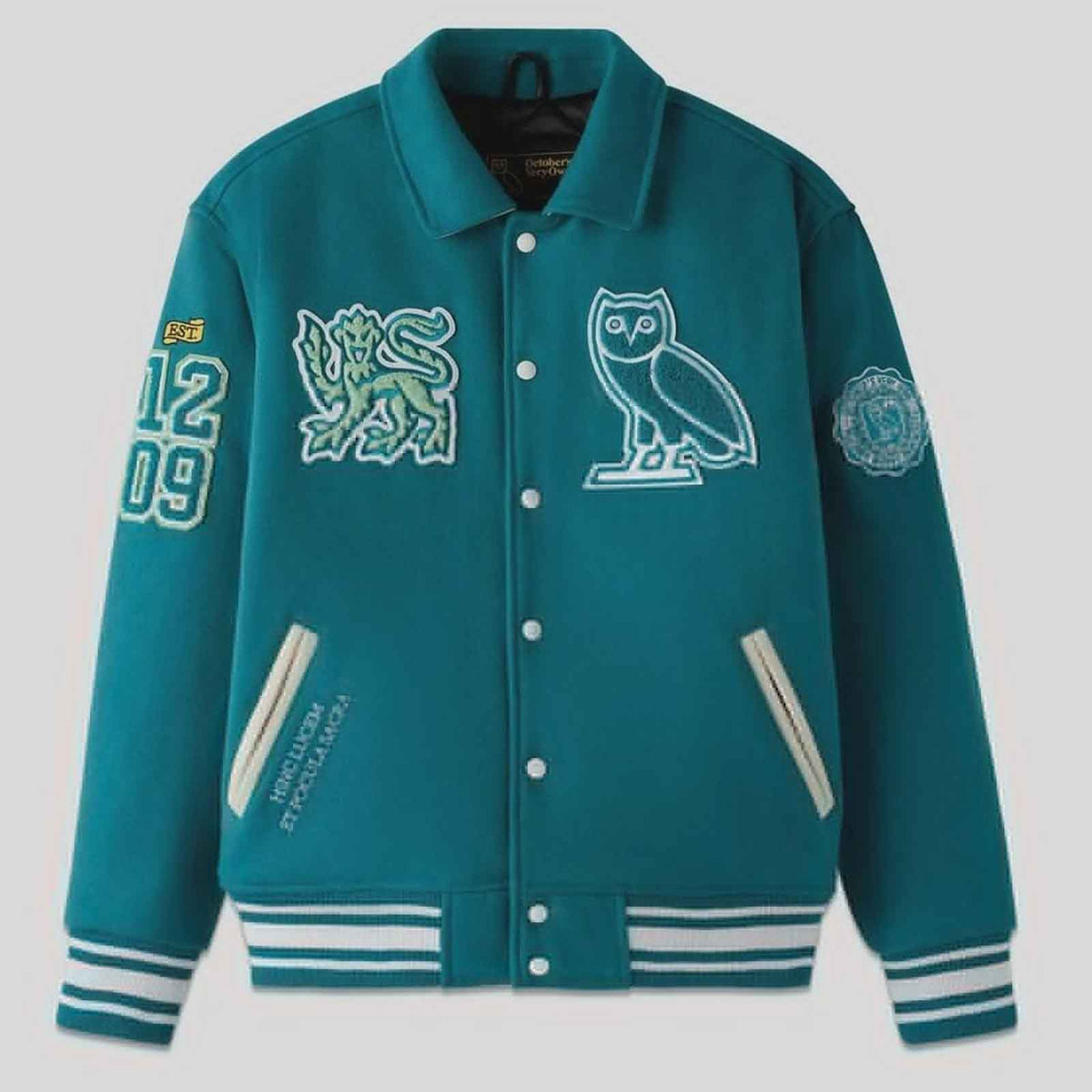 Classic Unisex Varsity Letterman Jacket – Wool Blend Baseball Bomber Jacket for Men and Women