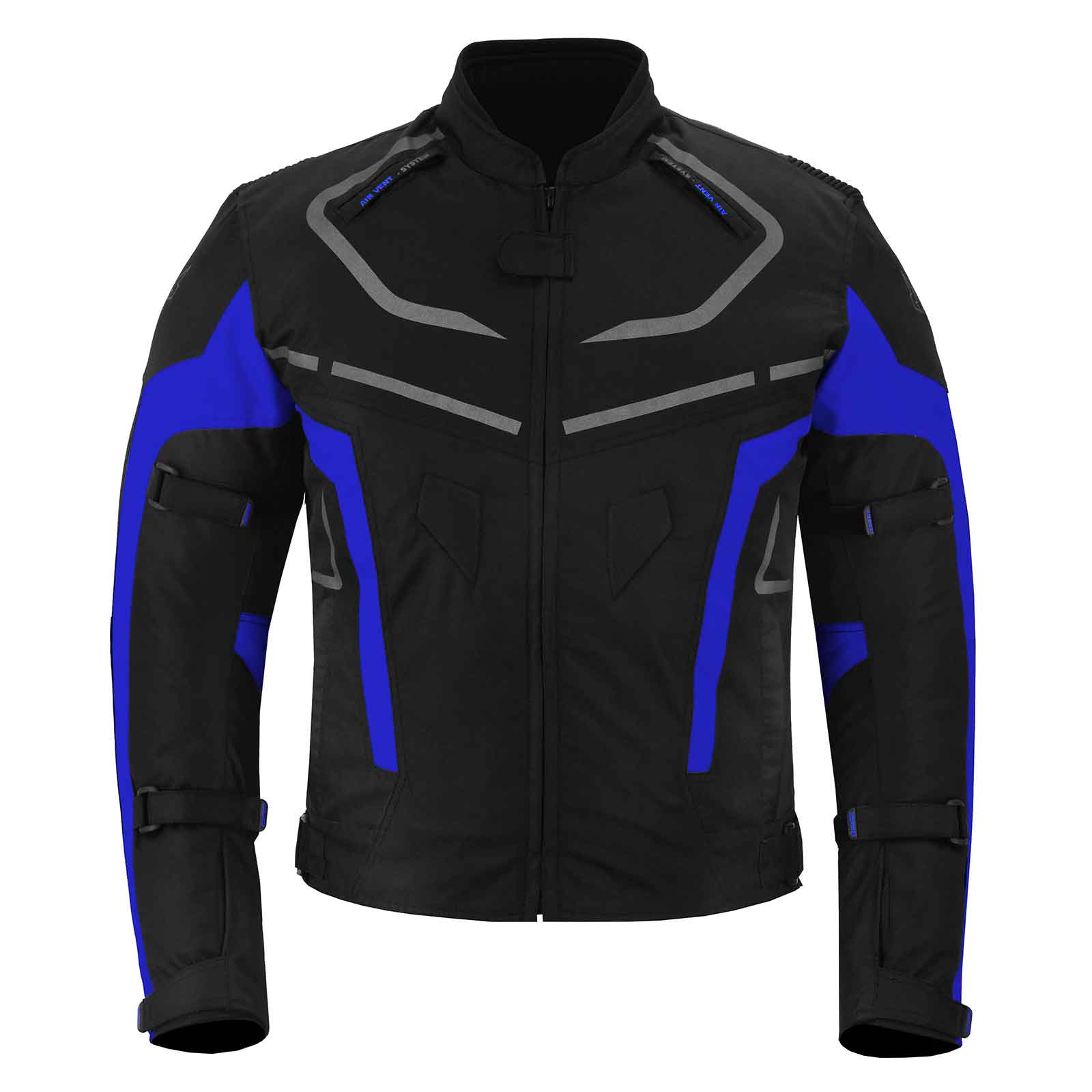 MZONE Valeco Blue Motorcycle Jacket – High-Performance CE Safety Jacket with Dynamic Ride Comfort