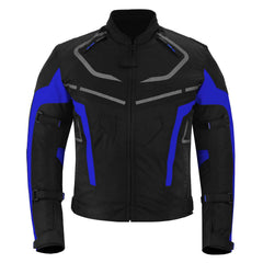 MZONE Valeco Blue Motorcycle Jacket – High-Performance CE Safety Jacket with Dynamic Ride Comfort