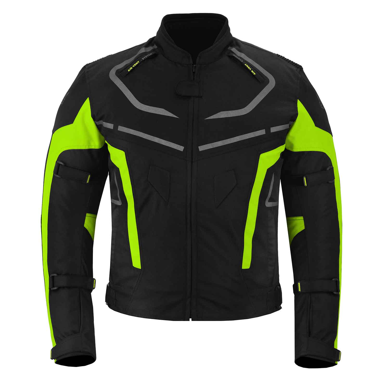 MZONE Valeco Green Biker Jacket – High-Performance Motorcycle Jacket with CE Armor Protection