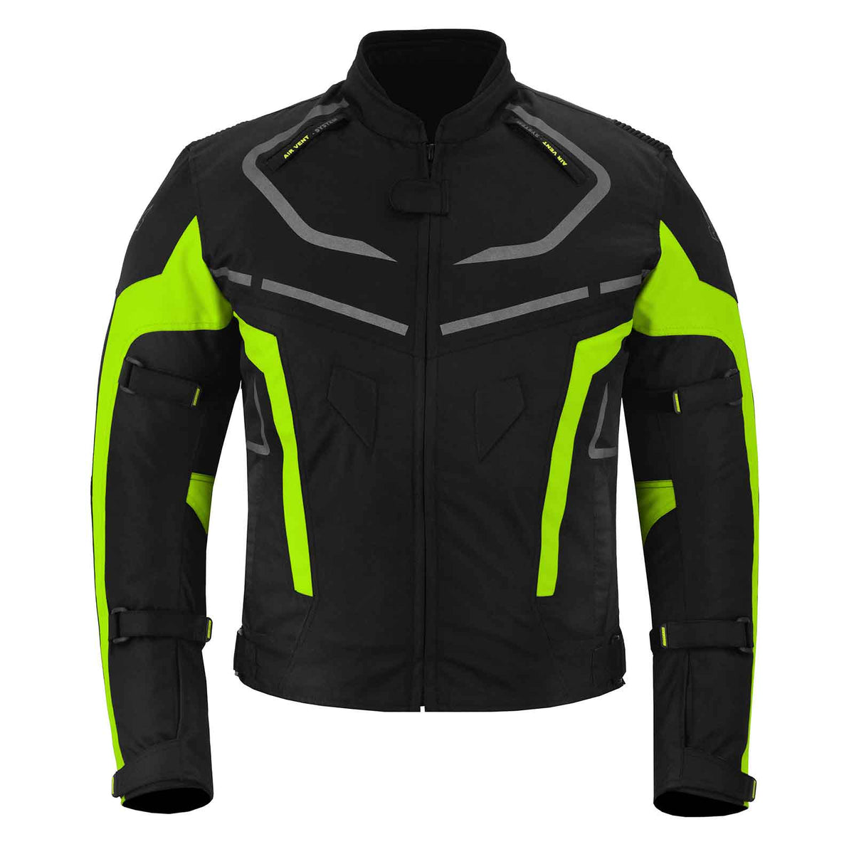 MZONE Valeco Green Biker Jacket – High-Performance Motorcycle Jacket with CE Armor Protection