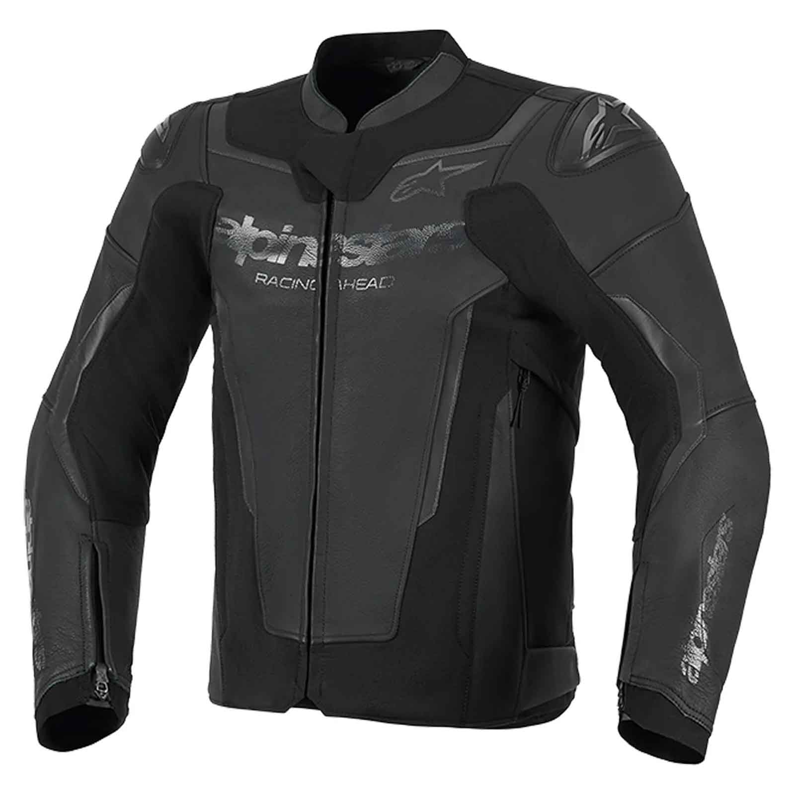 Alpinestars Missile V2 Biker Jacket Black White – Premium Leather Motorcycle Racing Gear