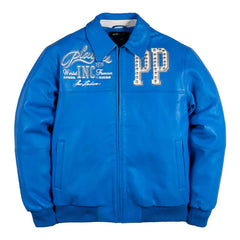 Pelle Pelle Players Inc Leather Jacket – Vintage Hip Hop Varsity Streetwear Bomber Jacket for Men