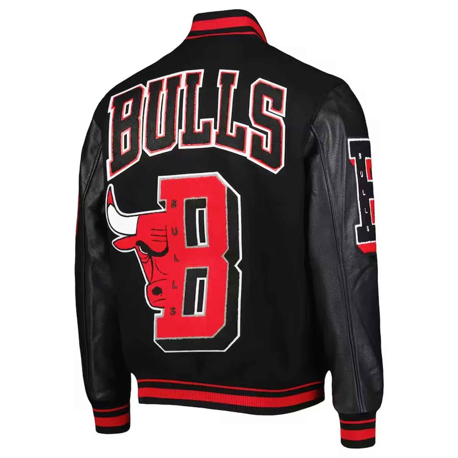 High-Quality Leather Sleeve Varsity Jacket for Men – Classic Wool Letterman Baseball Jacket