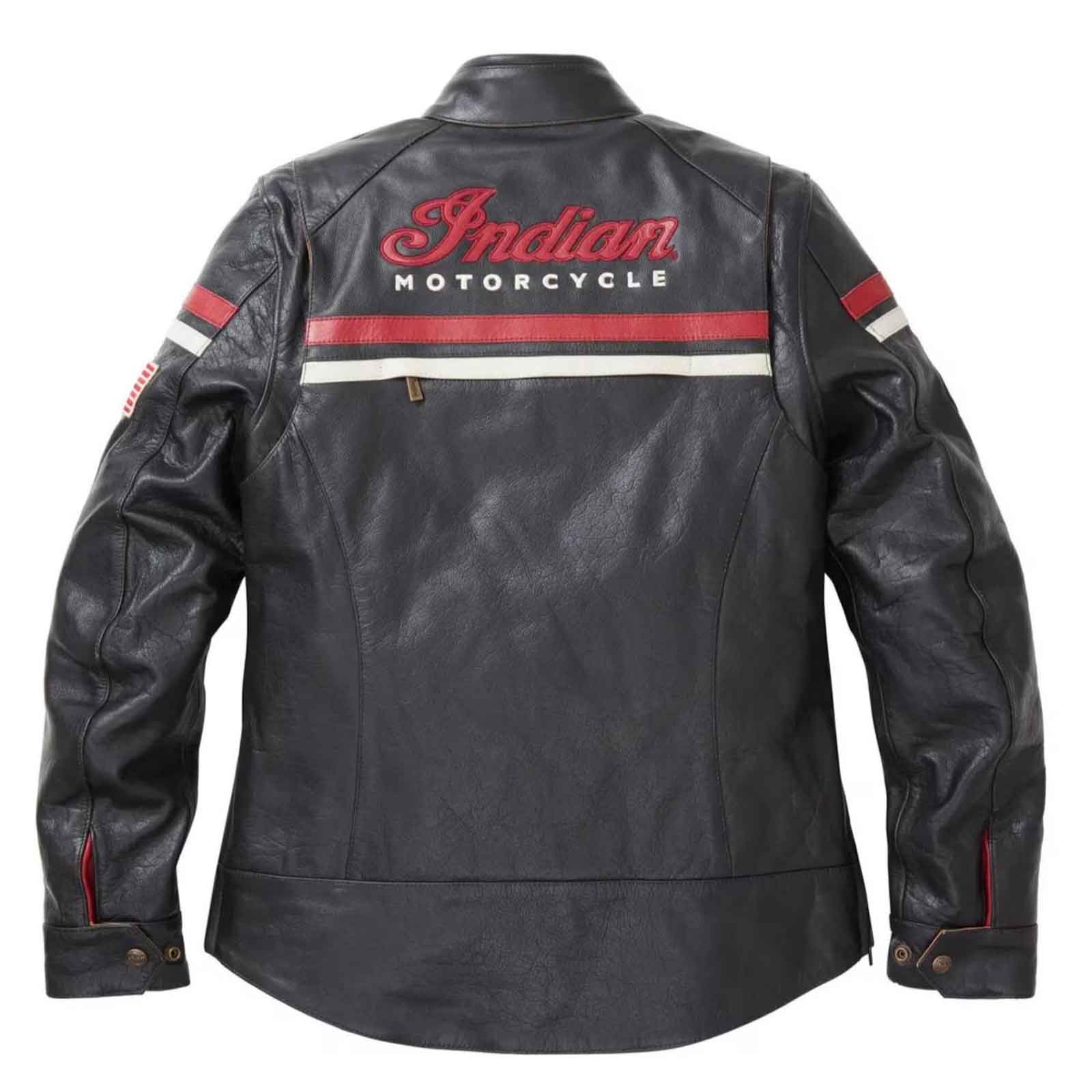 Indian Women’s Black Leather Motorcycle Jacket – Genuine Cowhide Biker Racing Jacket | Classic Streetwear Riding Jacket | Perfect Gift