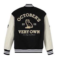 OVO Warriors Varsity Bomber Jacket for Men & Women | Winter Streetwear Unisex College Coat – SialFit