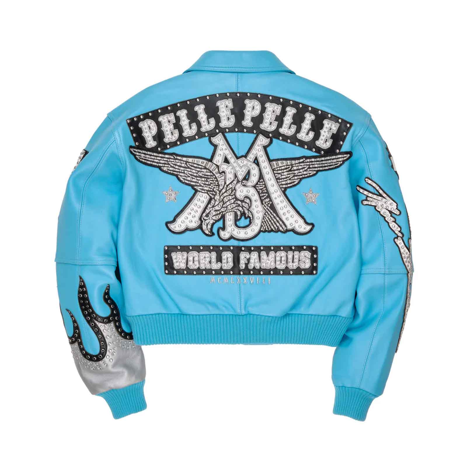 World Famous Pelle Pelle Women’s Jacket – Premium Leather Vintage Hip Hop Streetwear Jacket
