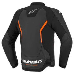 Alpinestars GP Force V2 Leather Jacket – Black Red Moto Protective Riding Jacket