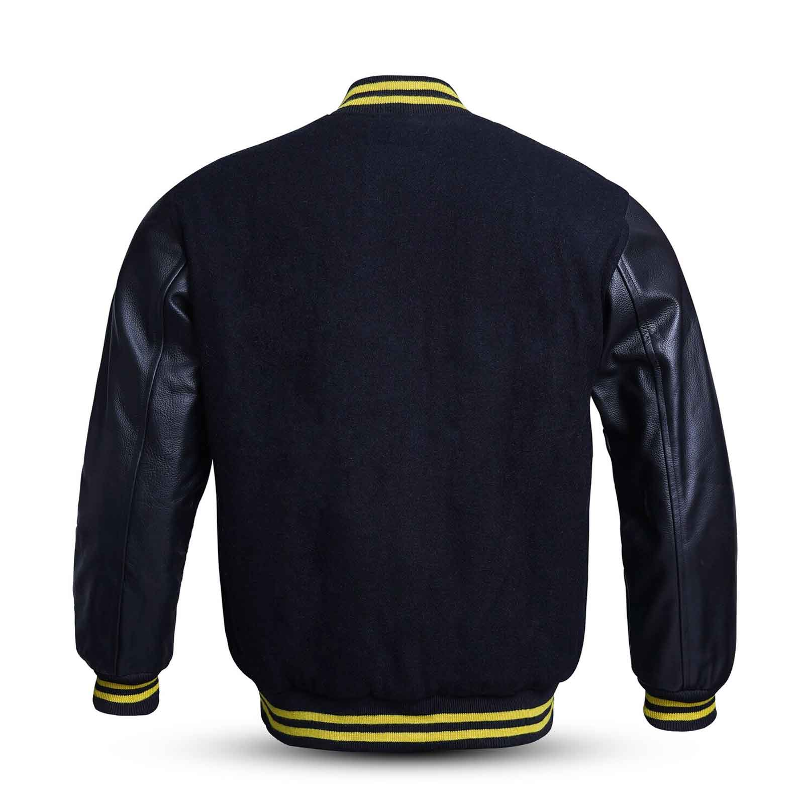 SialFit American Style Unisex Letterman Jacket – Wool Body, Genuine Leather Sleeves