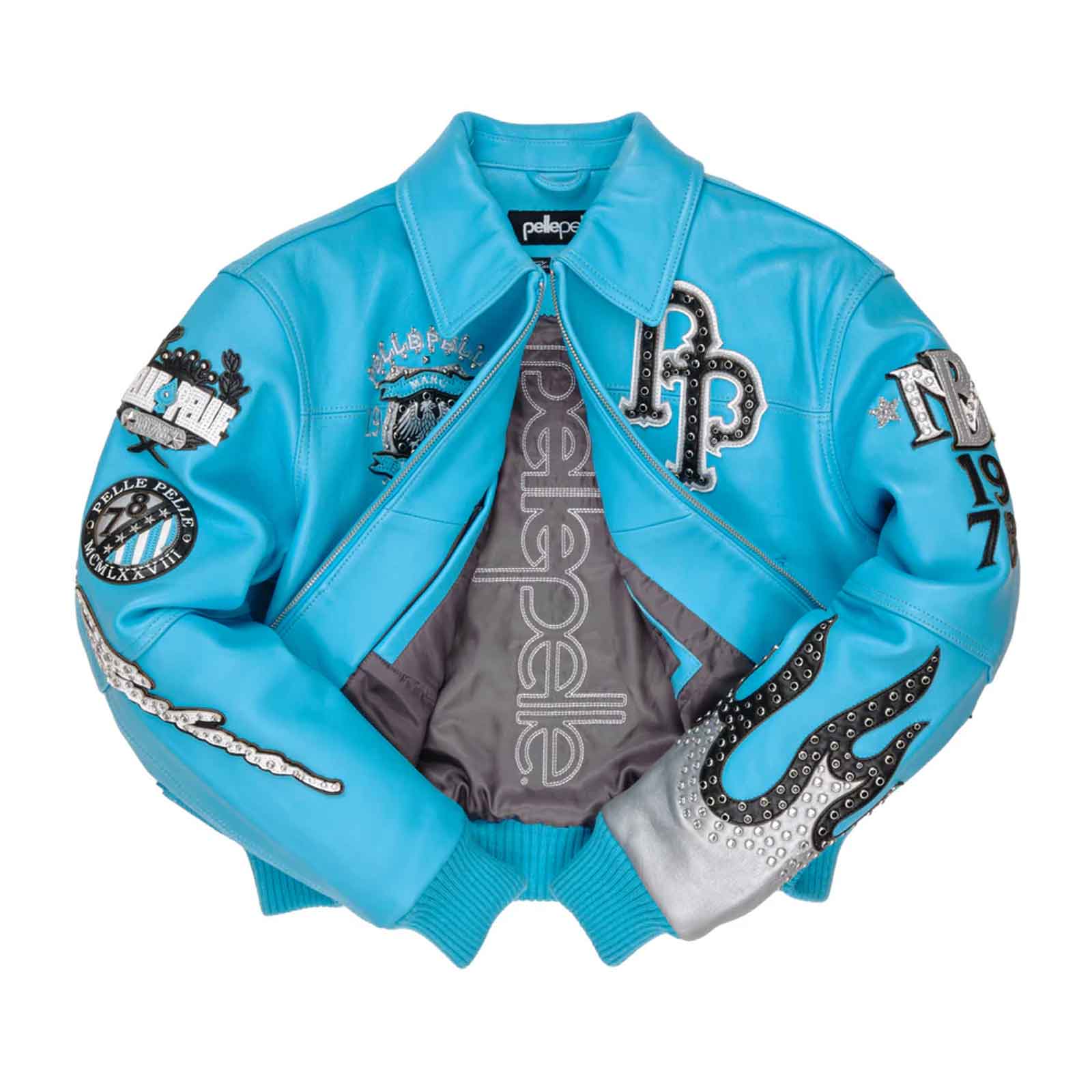World Famous Pelle Pelle Women’s Jacket – Premium Leather Vintage Hip Hop Streetwear Jacket