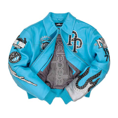 World Famous Pelle Pelle Women’s Jacket – Premium Leather Vintage Hip Hop Streetwear Jacket