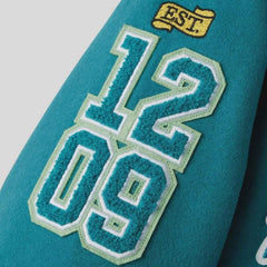 Classic Unisex Varsity Letterman Jacket – Wool Blend Baseball Bomber Jacket for Men and Women