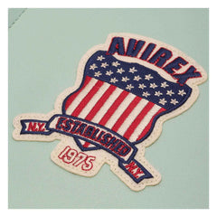 Best Quality Men’s Avirex Light Green Leather Bomber Jacket – Pilot Aviator Style