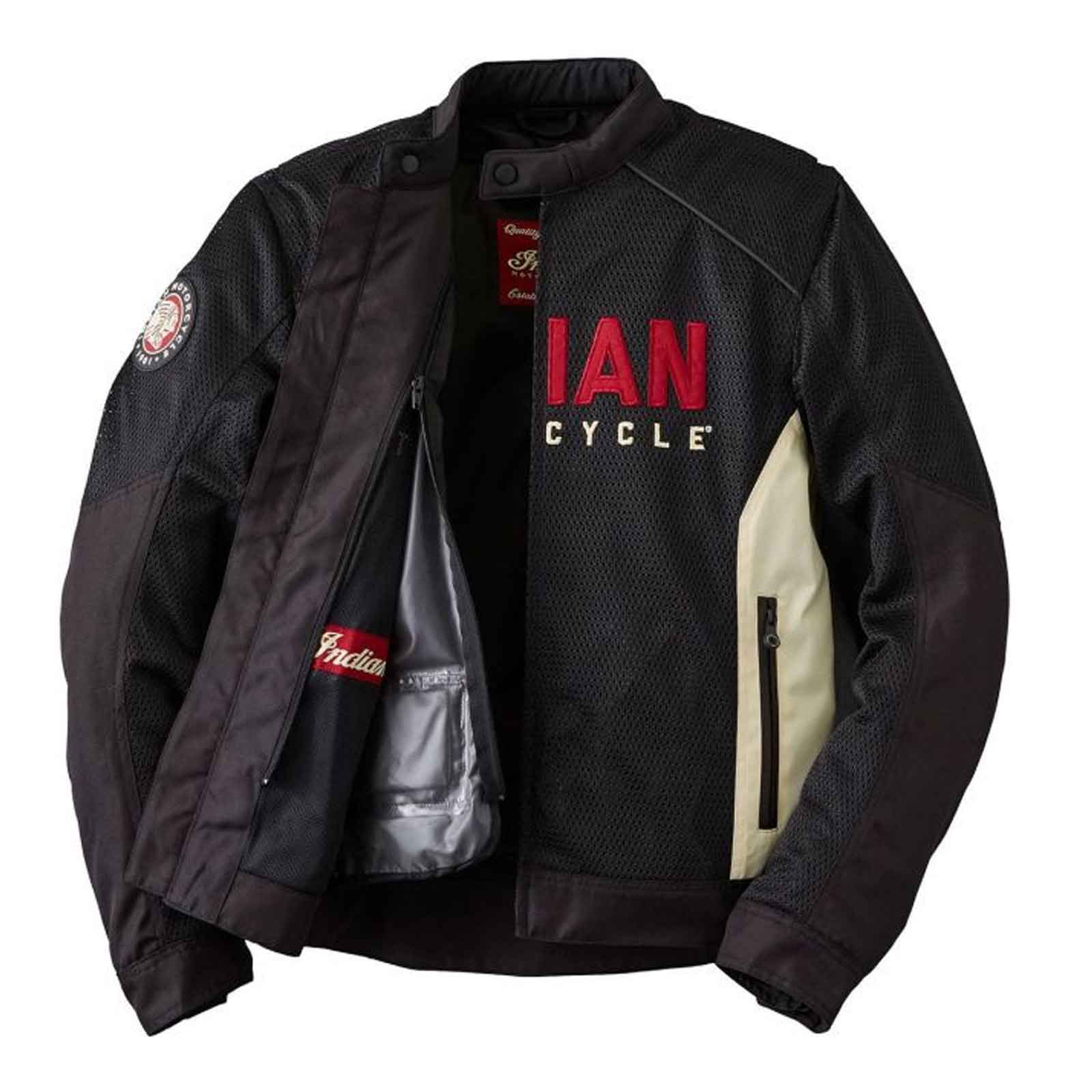Indian Motorcycle Men’s Lightweight Mesh Jacket 408 – Breathable Riding Jacket