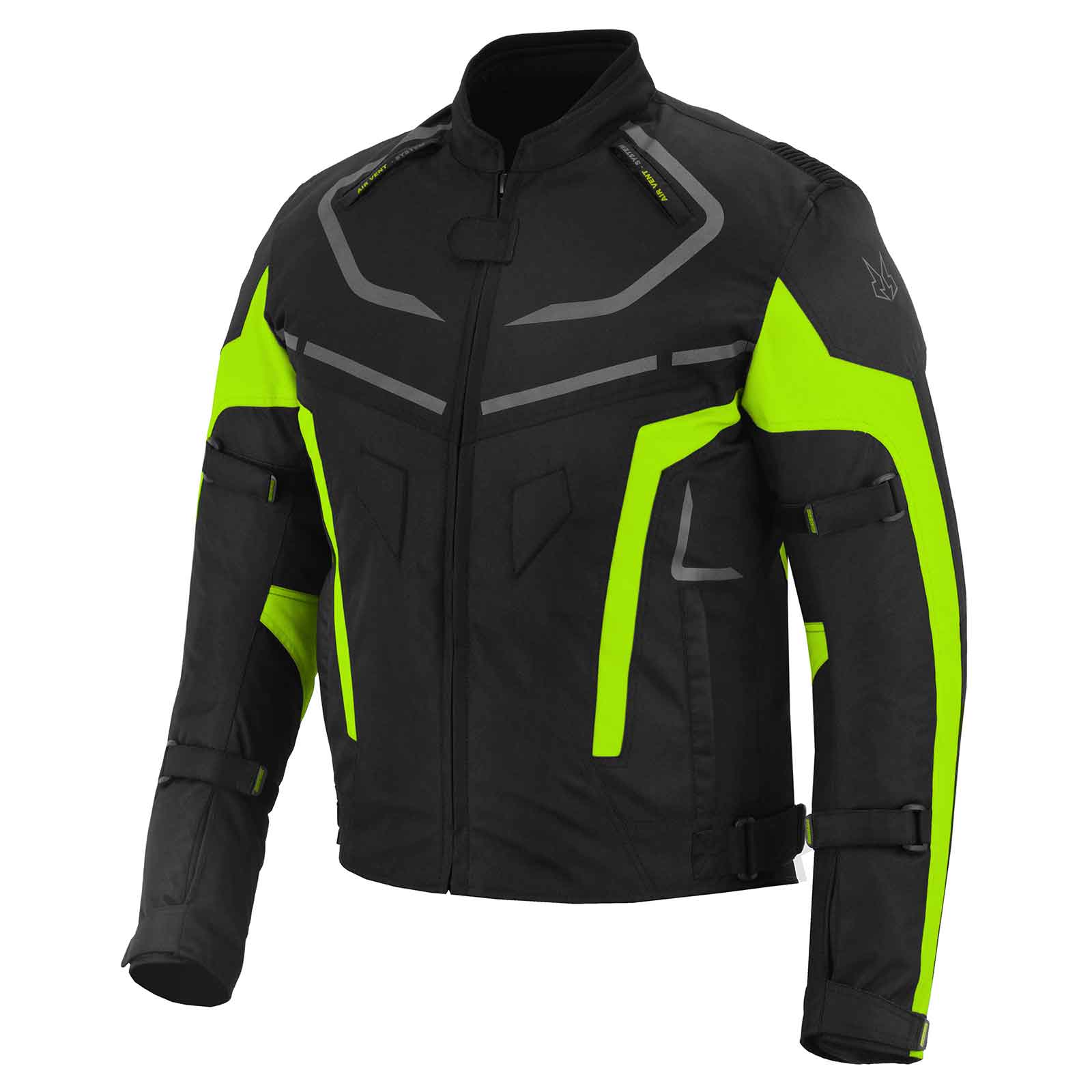 MZONE Valeco Green Biker Jacket – High-Performance Motorcycle Jacket with CE Armor Protection