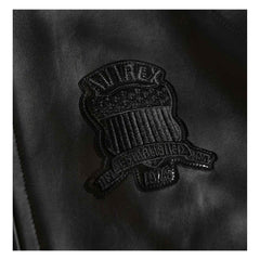 SialFit Men’s Iconic Avirex-Style Black Leather Jacket | American Flight Bomber Jacket – Best Seller