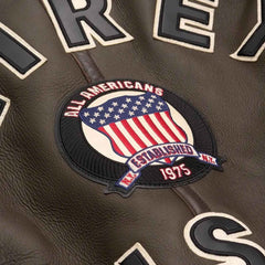 Handmade Men’s B3 Bomber Jacket – Genuine Sheepskin Leather, Faux Fur Lining, USA Embroidery Aviator Style