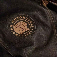 Men’s Indian Motorcycle Handmade Leather Jacket – Genuine Cowhide Biker Riding Jacket | Classic Streetwear