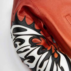 Auracles x Pelle Pelle Gradient Leather Jacket – Designer Women’s Streetwear Crop Jacket Edition