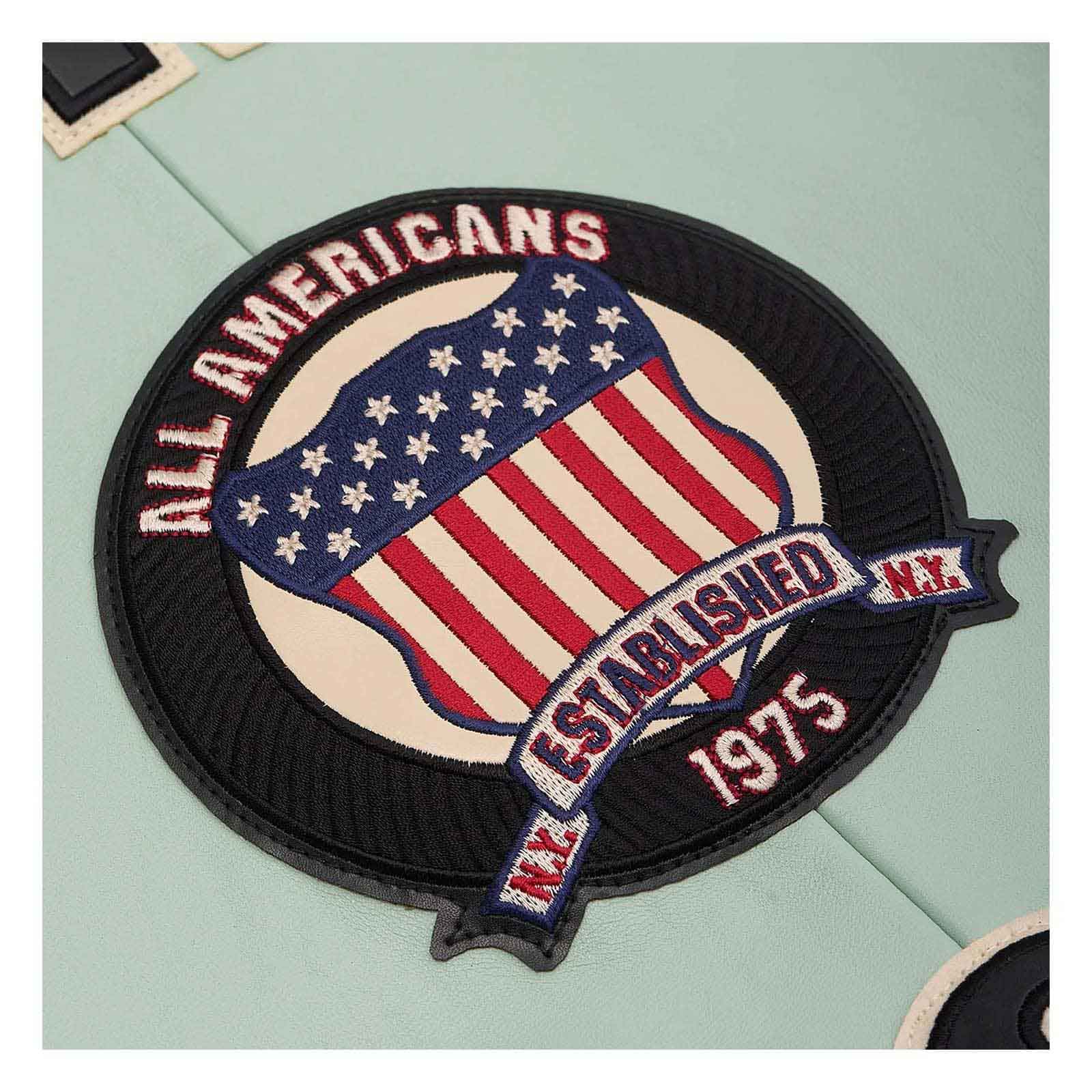 Best Quality Men’s Avirex Light Green Leather Bomber Jacket – Pilot Aviator Style